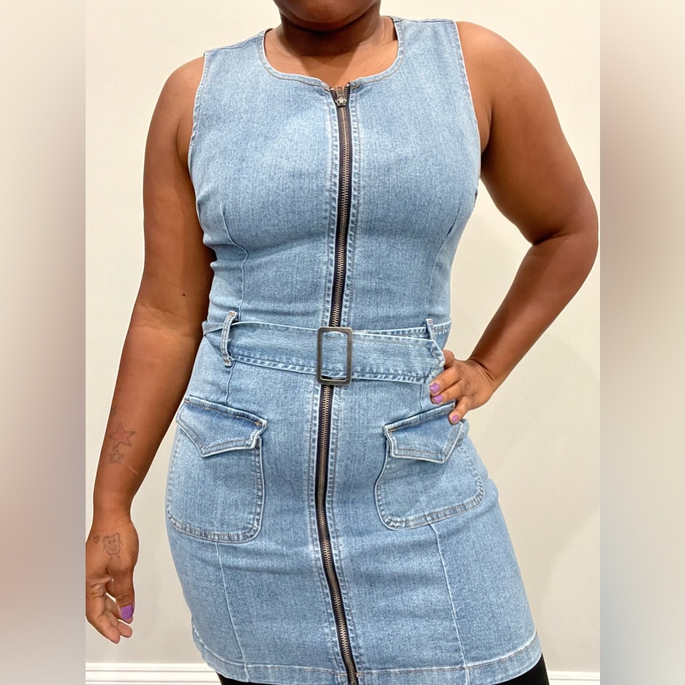 Vintage 90s Denim Dress